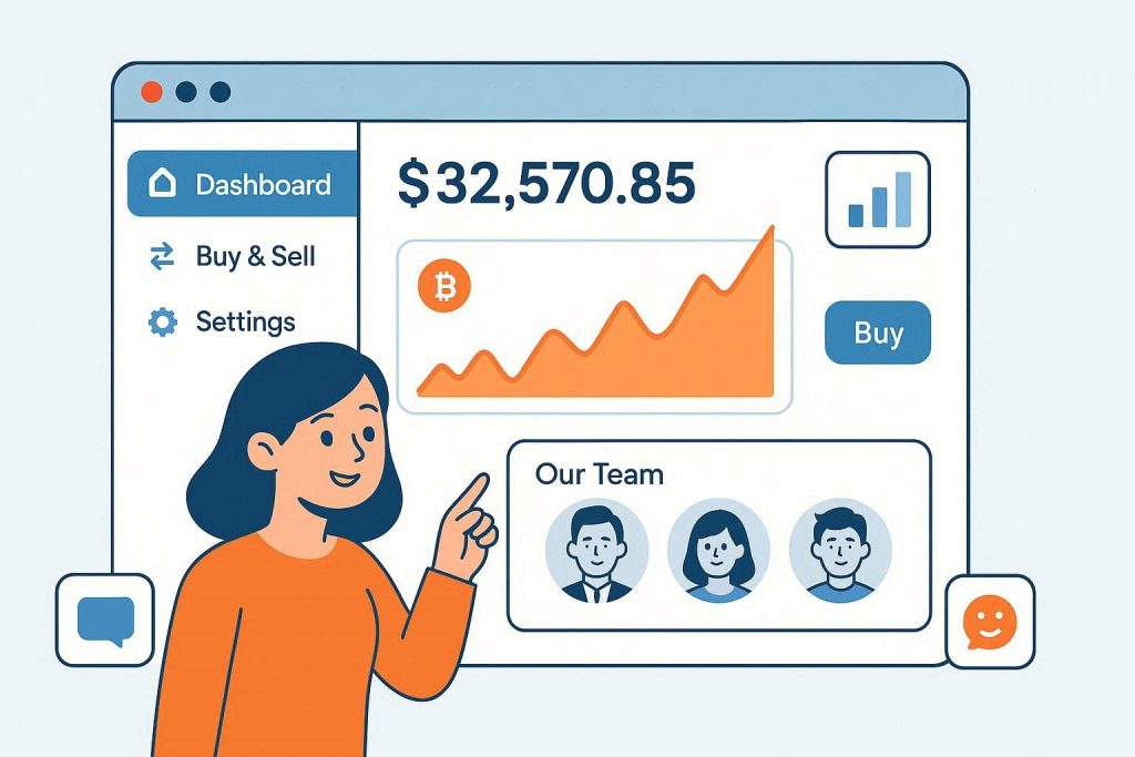 طراحی سایت ارز دیجیتال 04