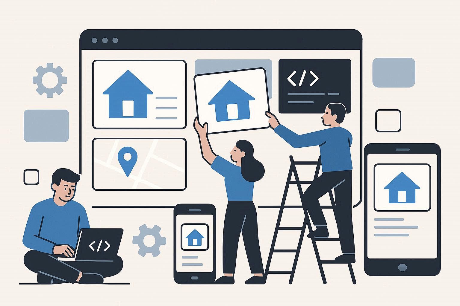 طراحی سایت املاک 01