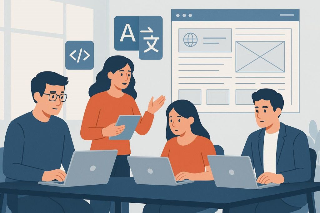 طراحی سایت چند زبانه 05