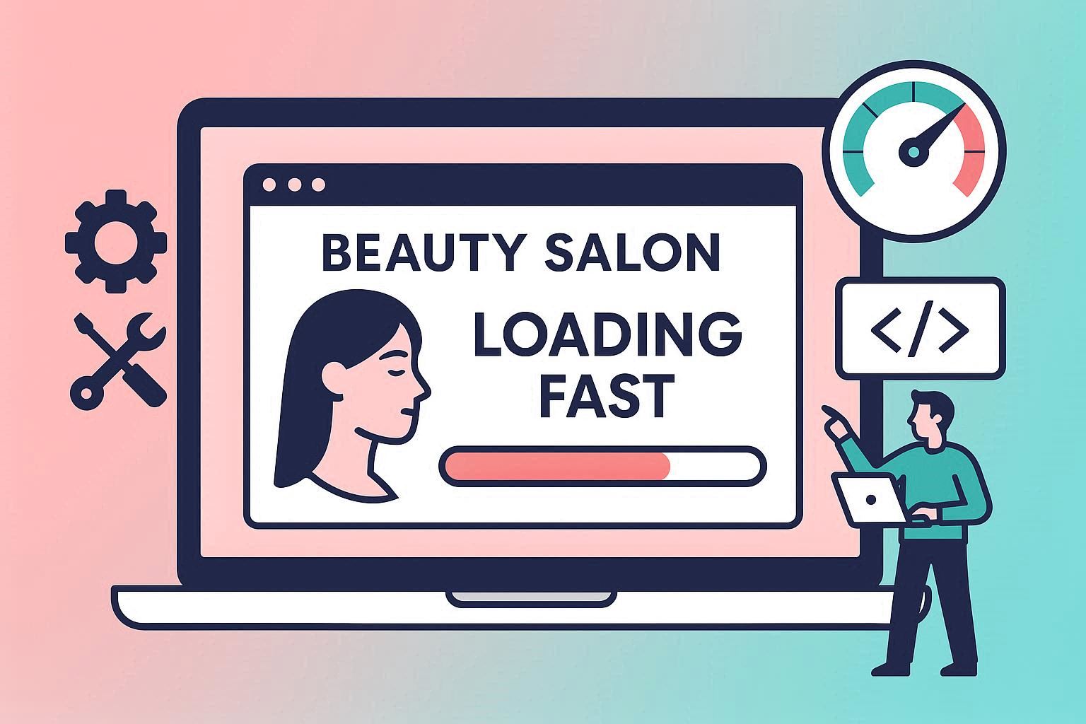 طراحی سایت آرایشگاهی 01