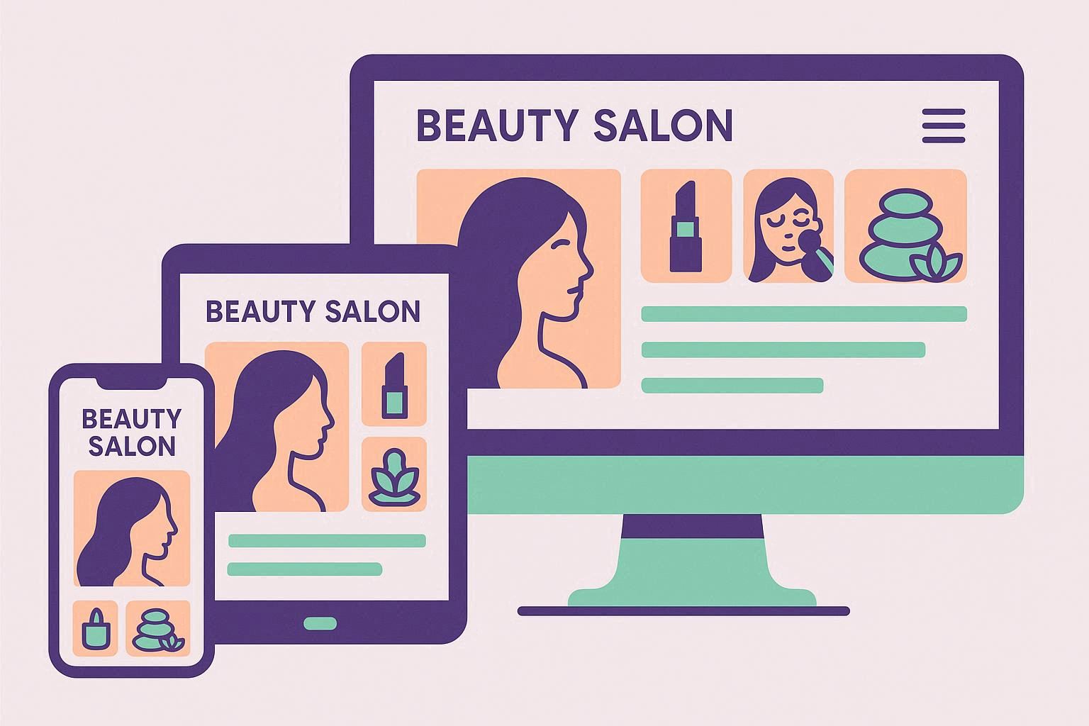 طراحی سایت آرایشگاهی 02