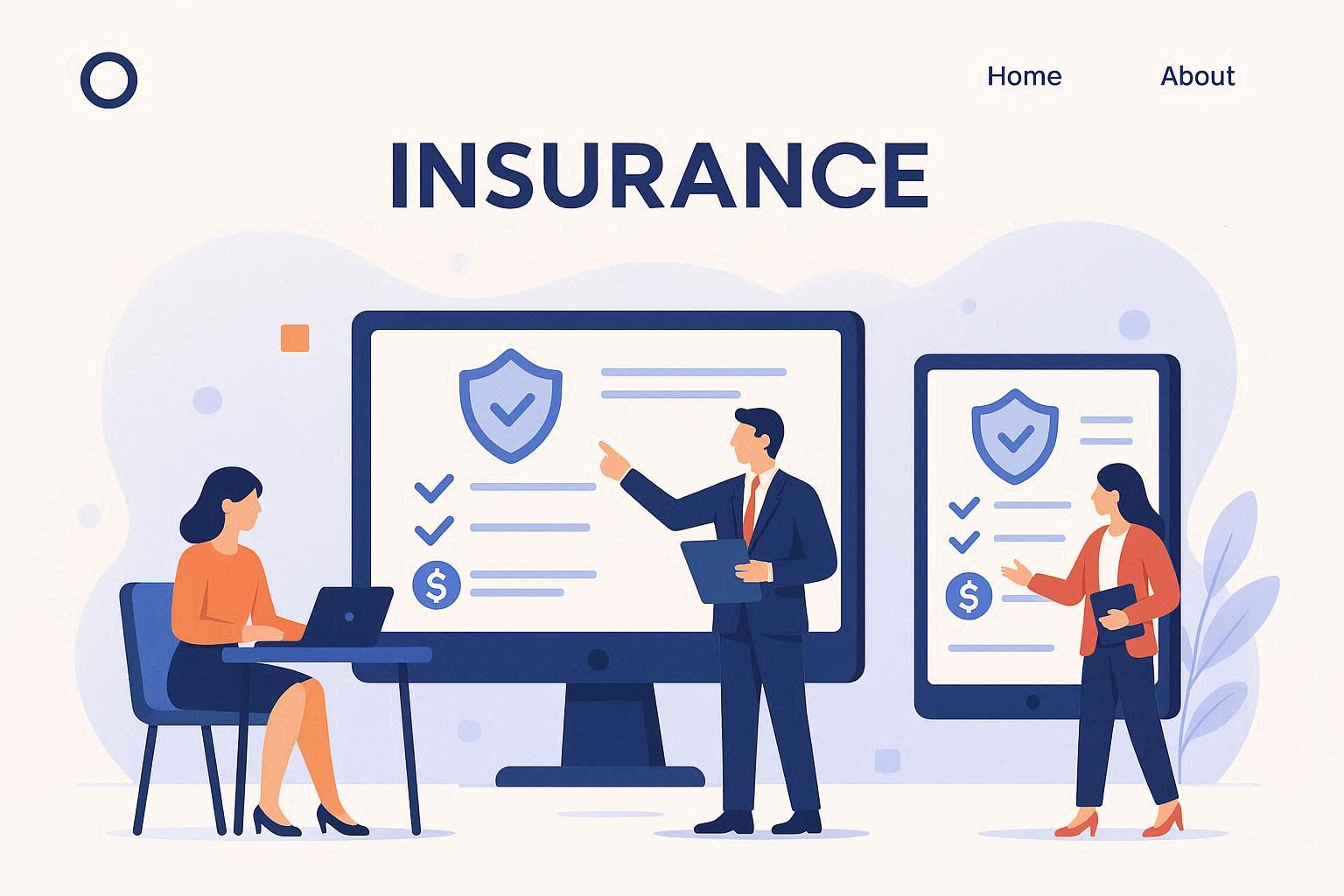 طراحی سایت بیمه 07