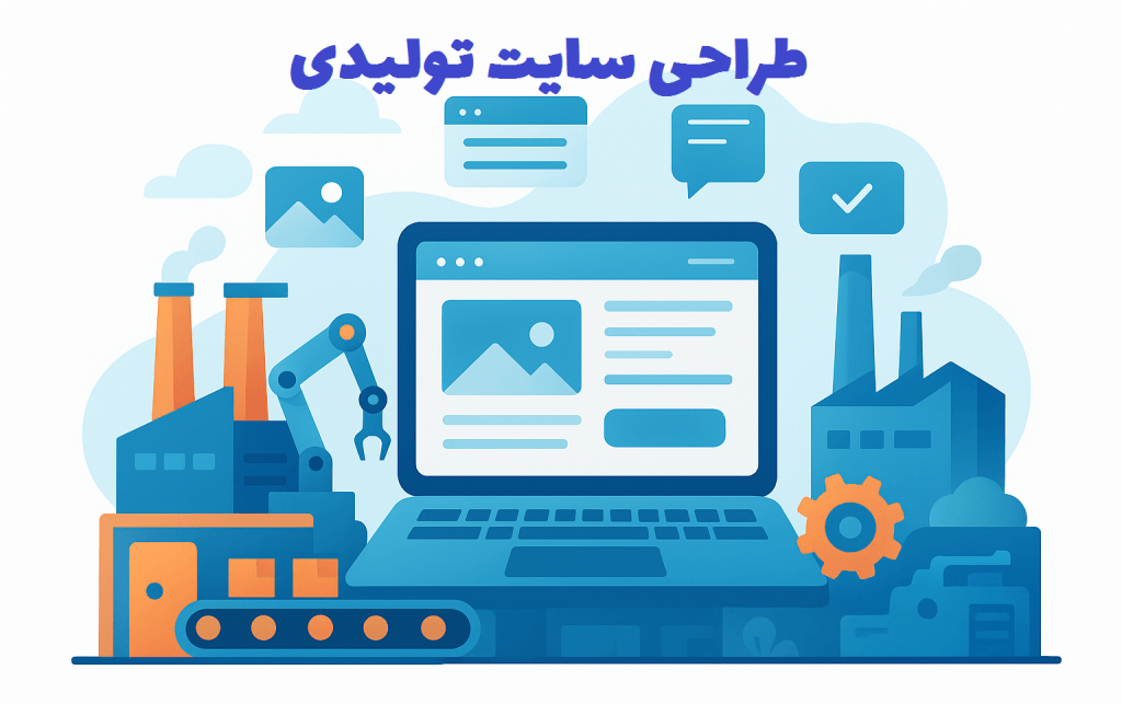 طراحی سایت تولیدی