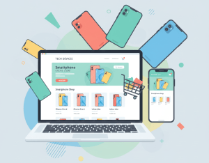 طراحی سایت فروش موبایل 06