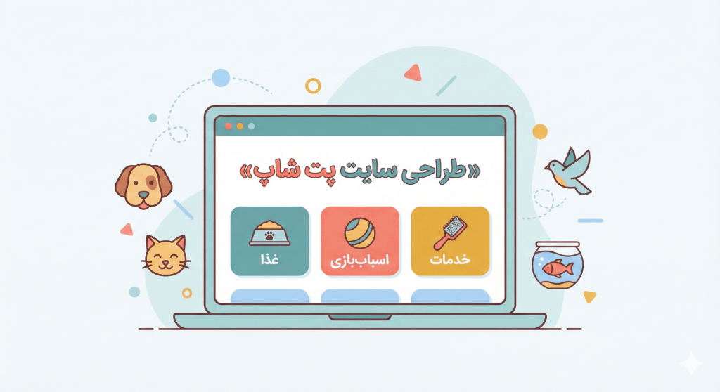 طراحی سایت پت شاپ