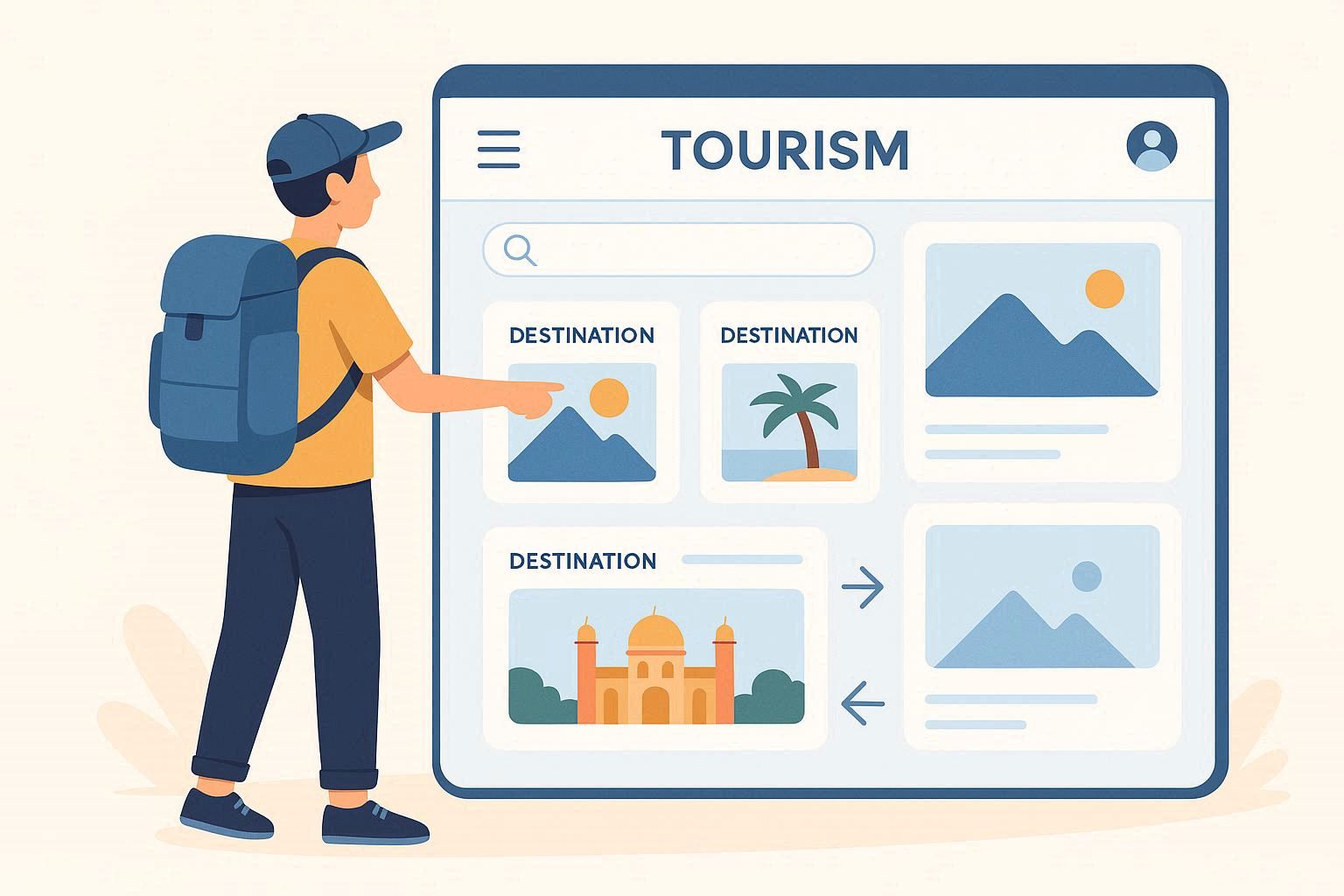 طراحی سایت گردشگری 01