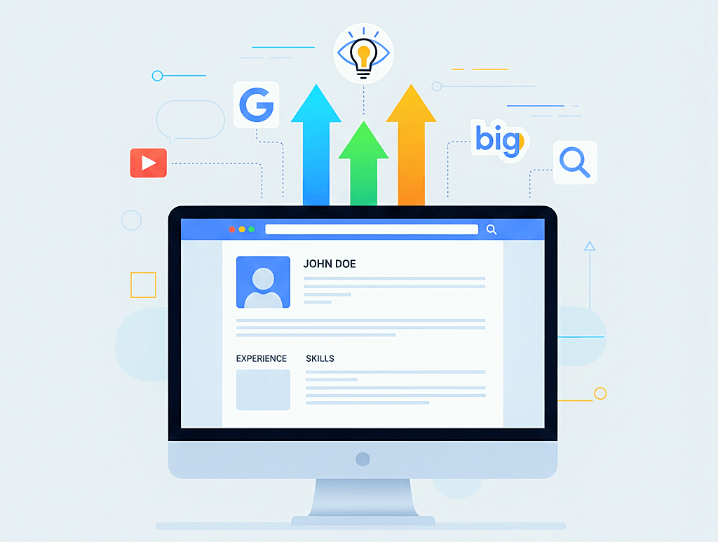 طراحی سایت رزومه 04