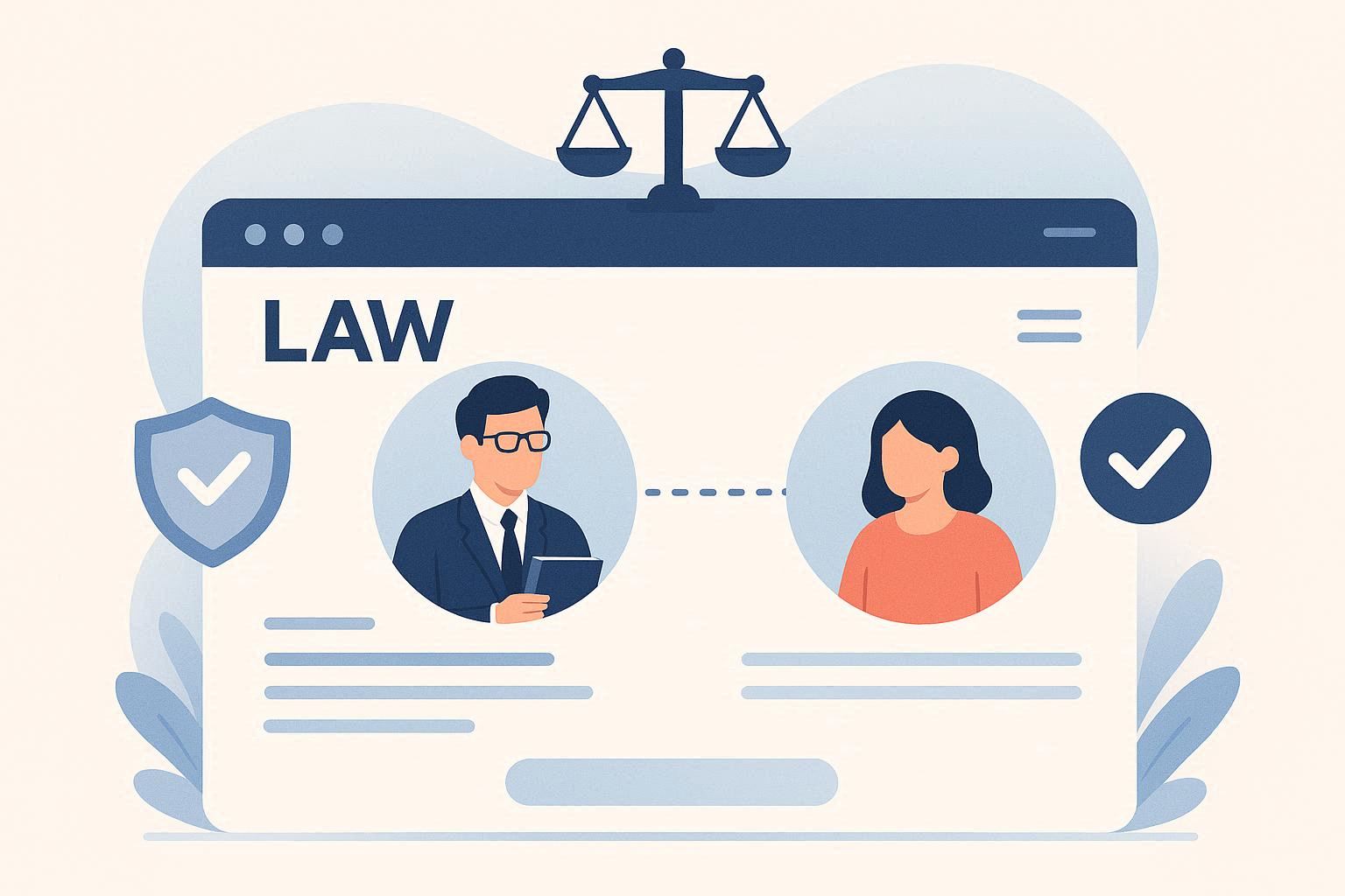 طراحی سایت وکالت 01