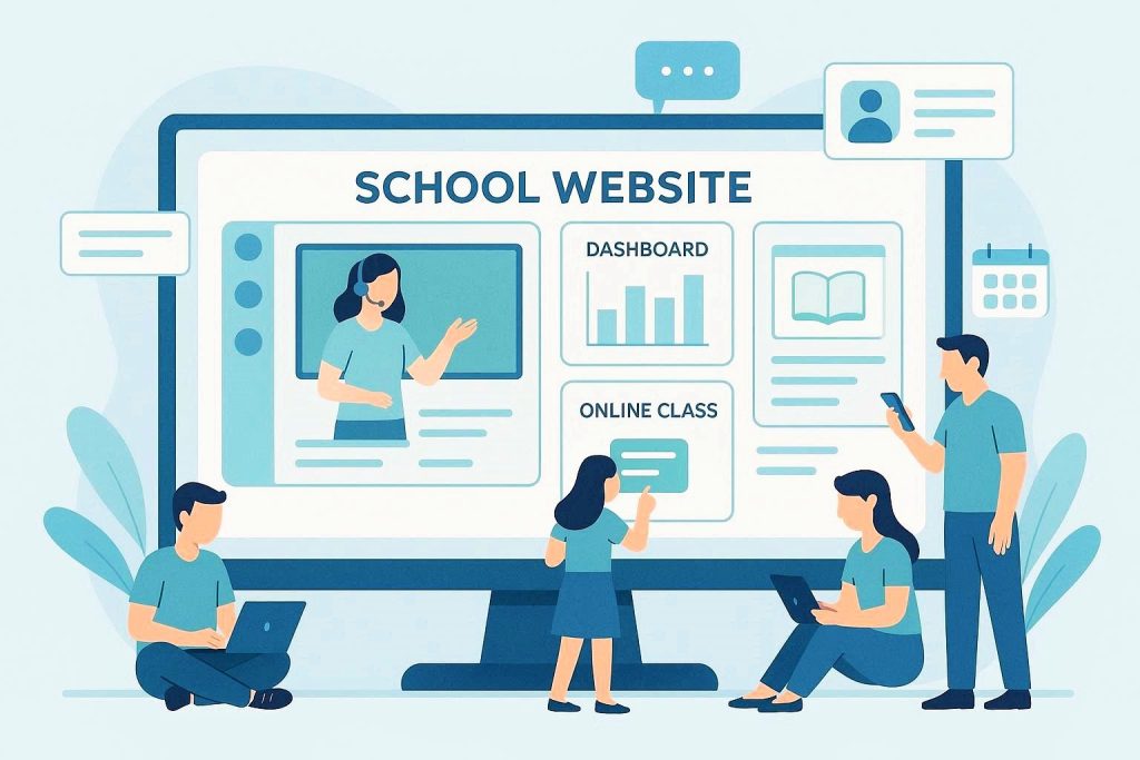 طراحی سایت مدرسه