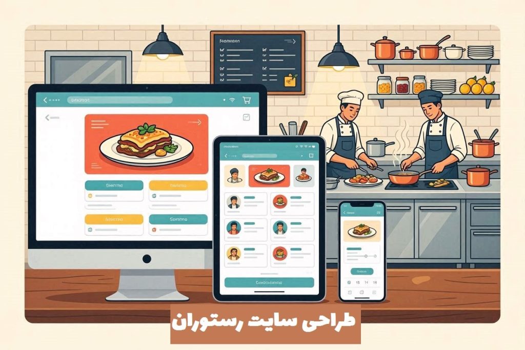 طراحی سایت رستوران