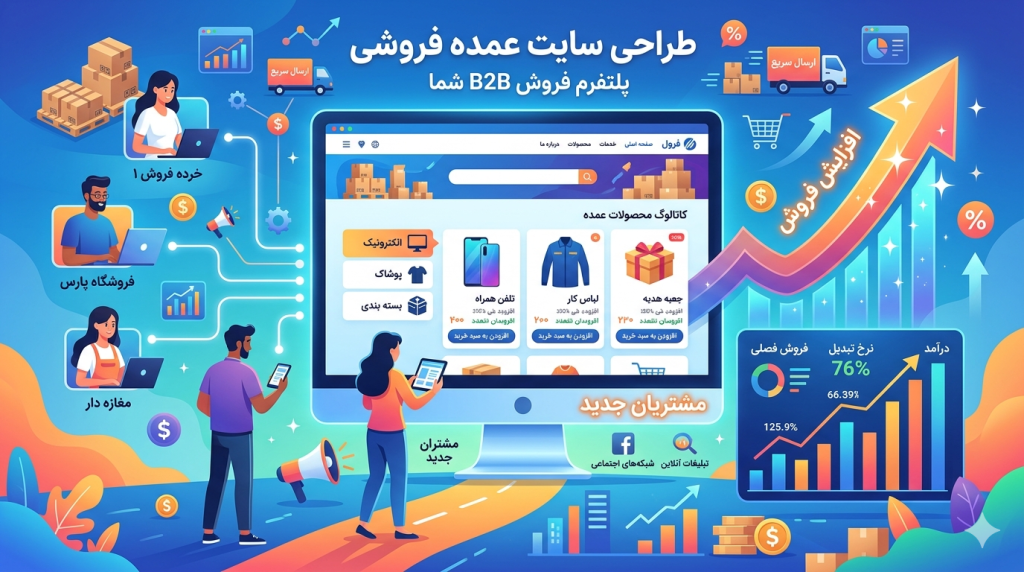 طراحی سایت عمده فروشی 03