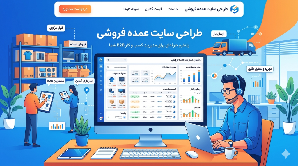 طراحی سایت عمده فروشی
