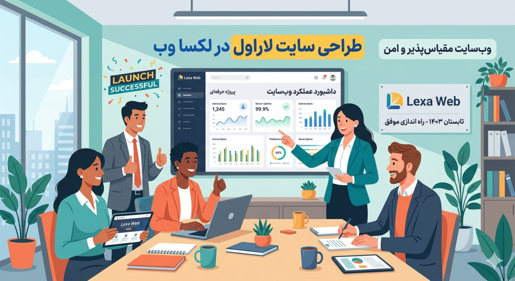 طراحی سایت لاراول 06