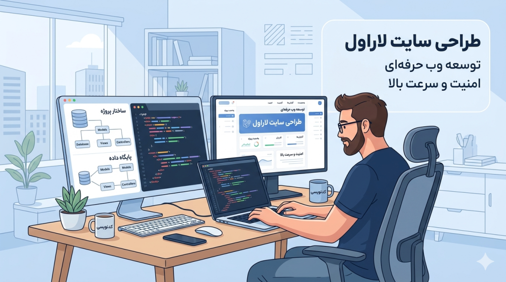 طراحی سایت لاراول 07